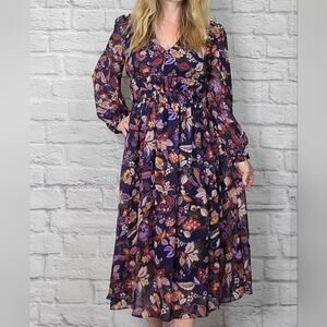 Julia Jordan floral midi dress